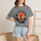 Live Love Baseball Unisex Garment-Dyed T-shirt