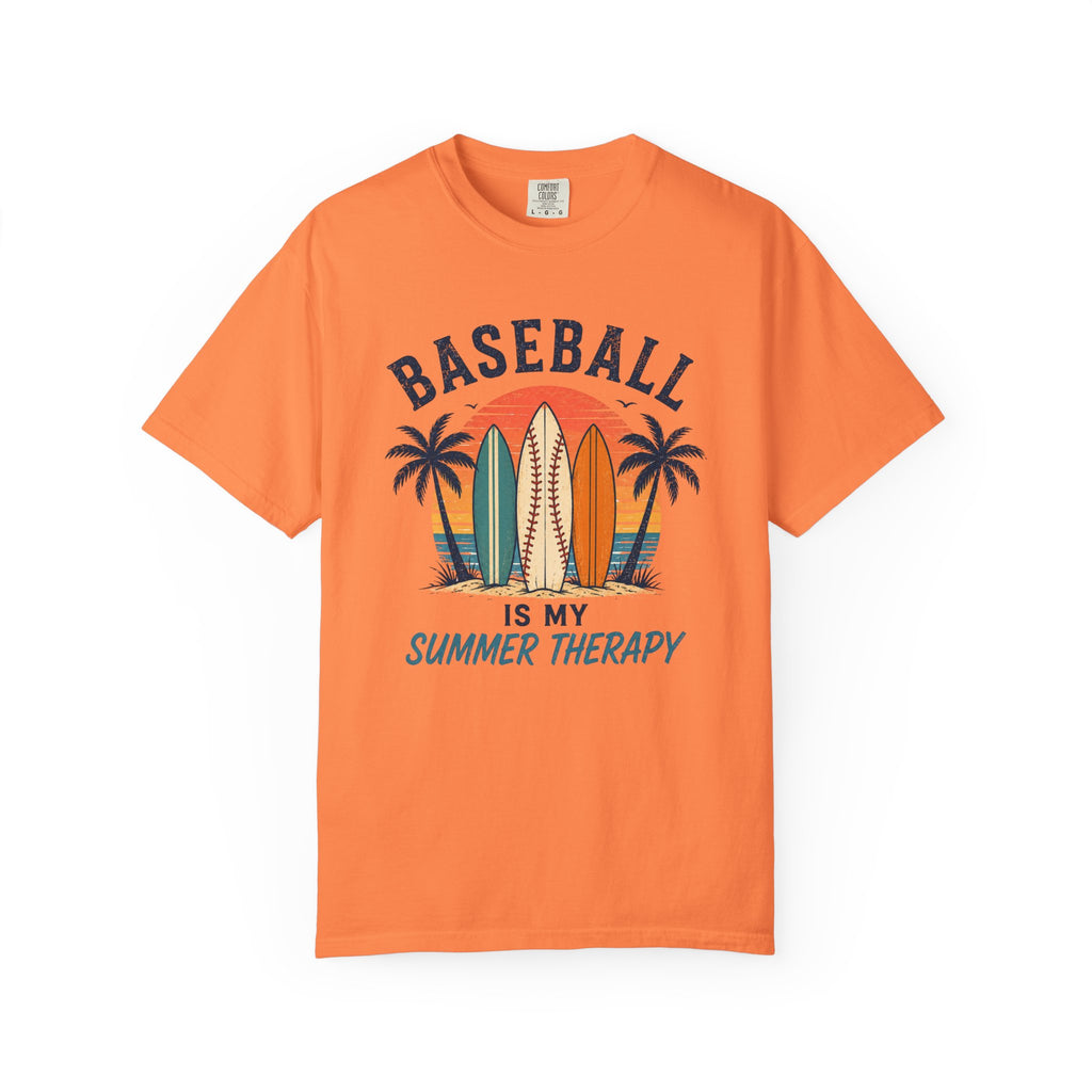 Baseball Is My Summer Therapy T-Shirt