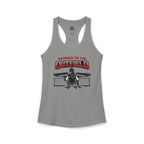 Banned to The Outfield Baseball Moms Ideal Racerback Tank