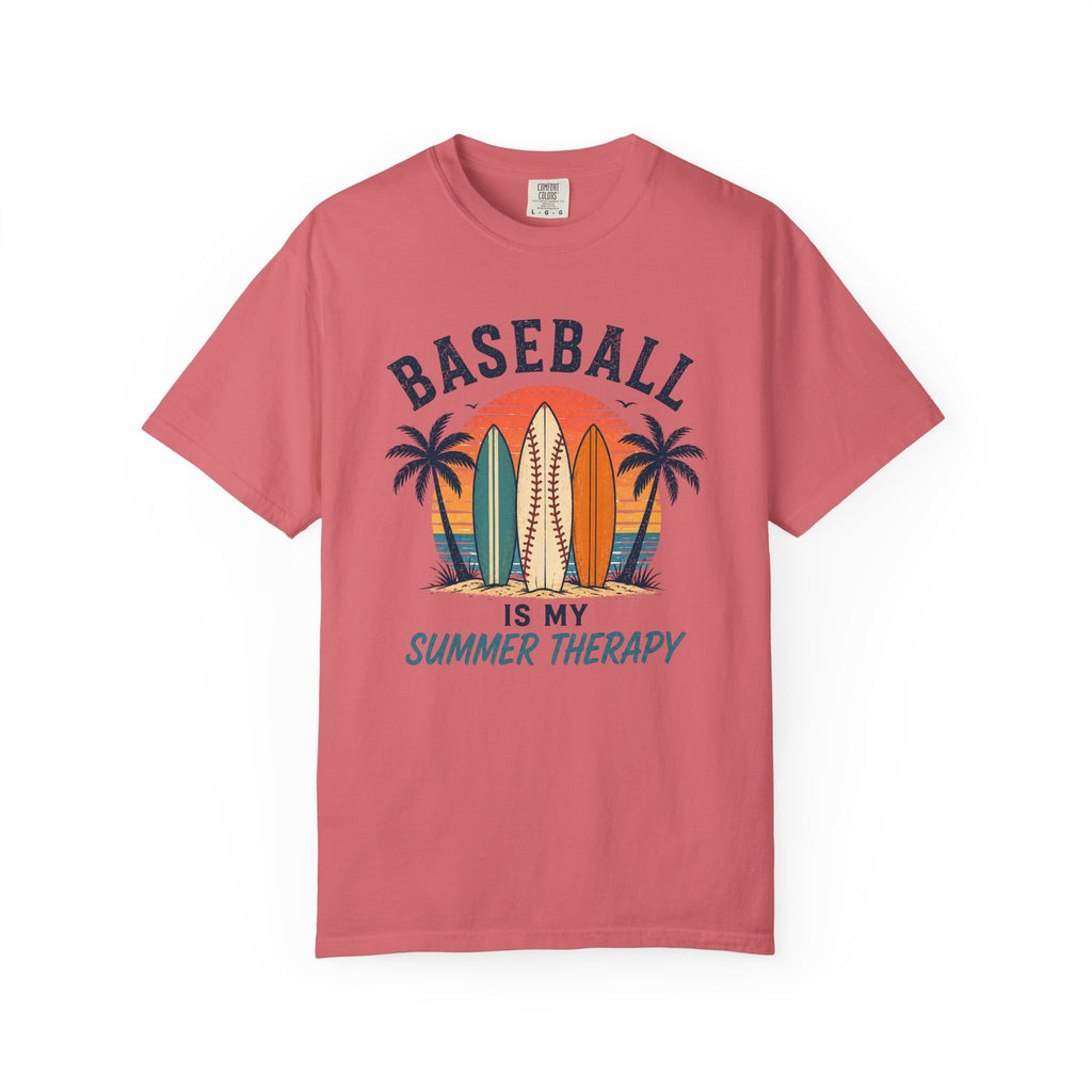 Baseball Is My Summer Therapy T-Shirt