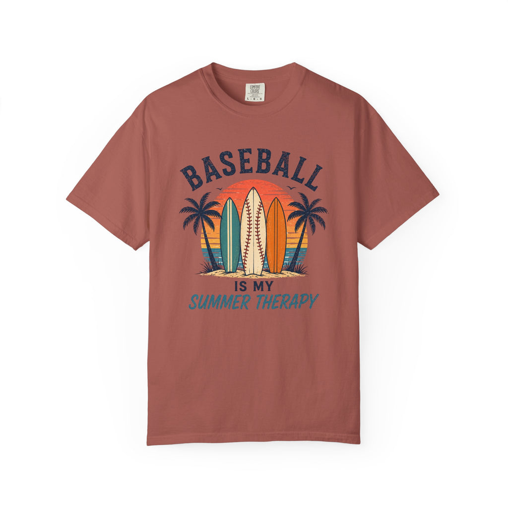 Baseball Is My Summer Therapy T-Shirt