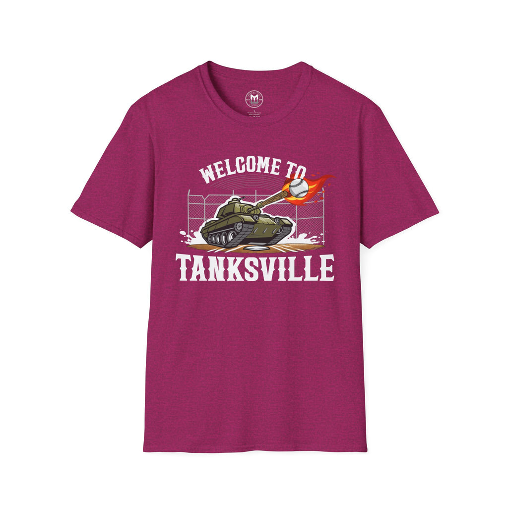 Welcome to Tanksville Tank Adult T-Shirt