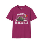 Welcome to Tanksville Tank Adult T-Shirt