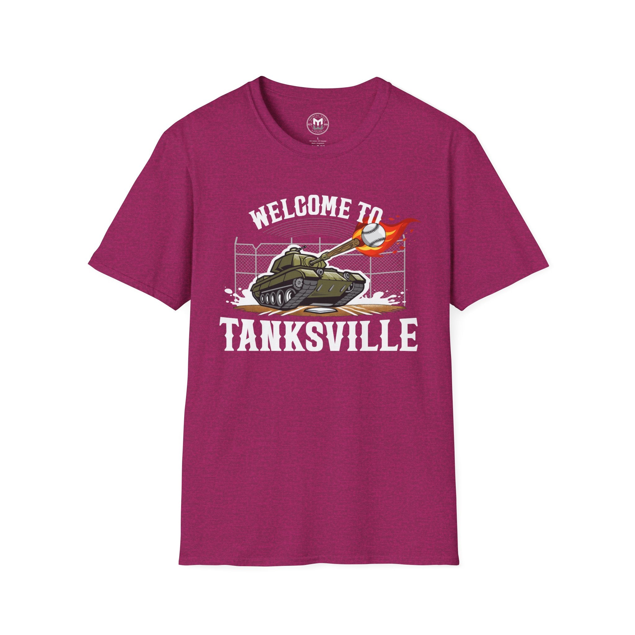 Welcome to Tanksville Tank Adult T-Shirt