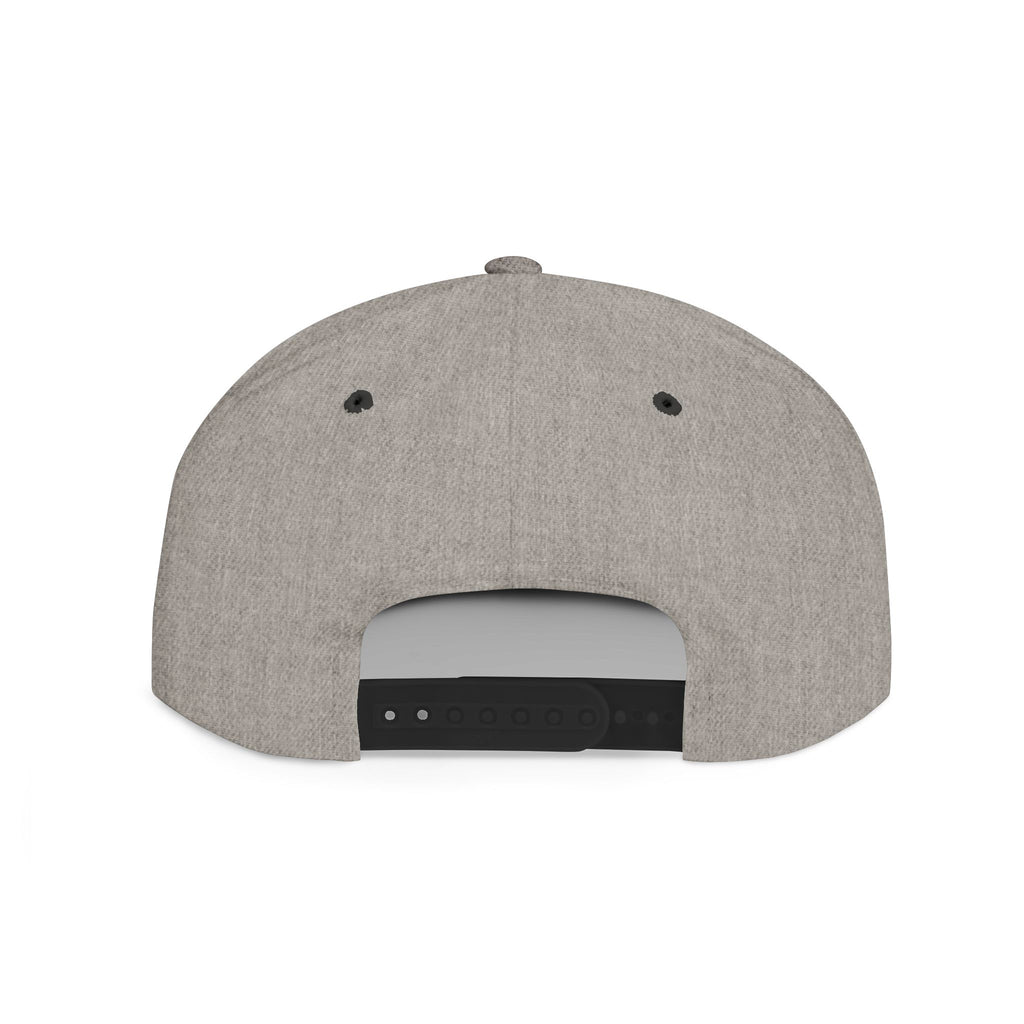 Mental Edge Flat Bill Snapback Hat — Minimal Athletic Logo Cap