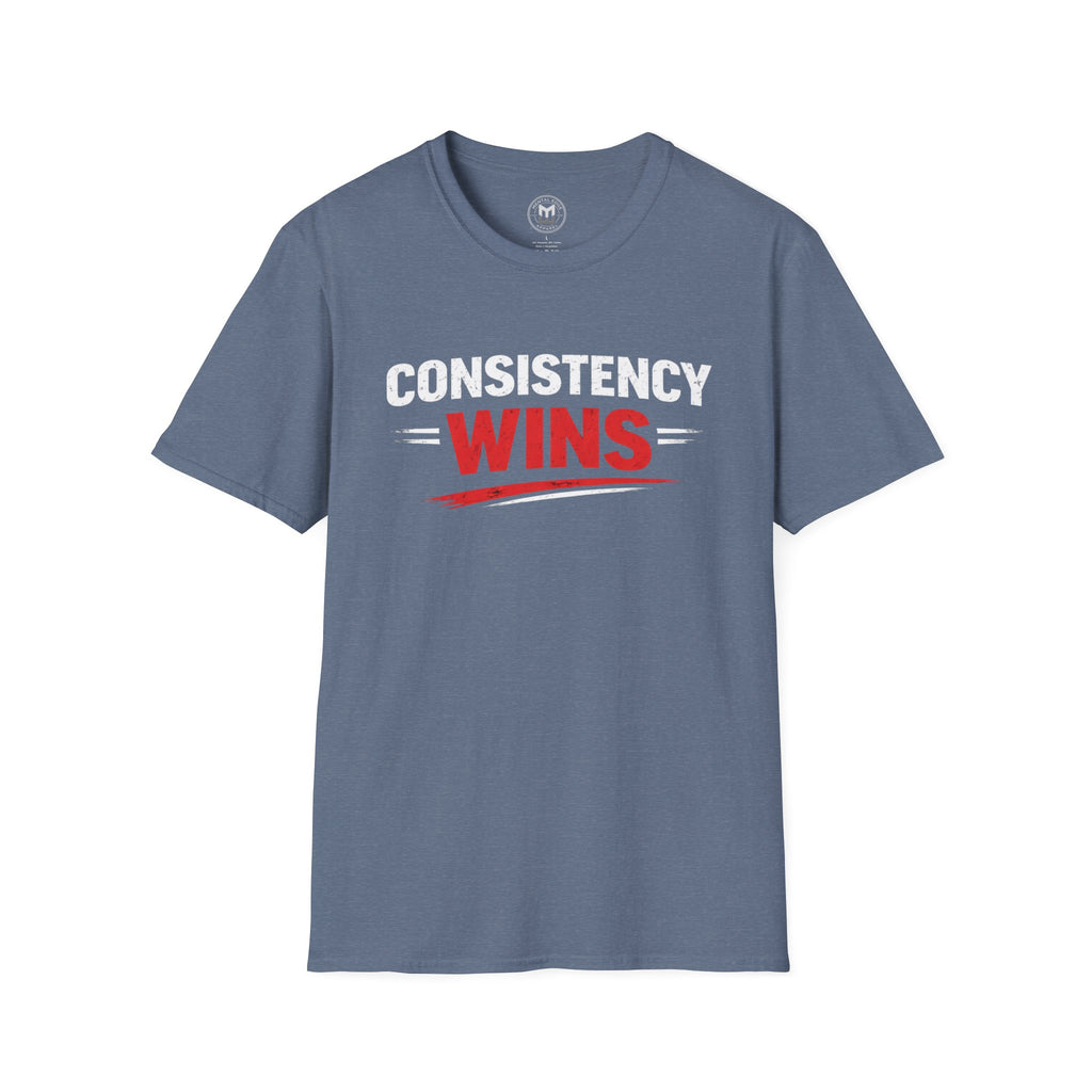 Consistency Wins T-Shirt — Motivational  Success Tee