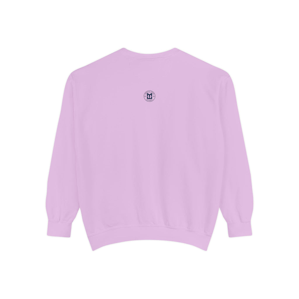 Baseball Unisex Sweatshirt - "Live Love Baseball" Vintage Sunset Crewneck
