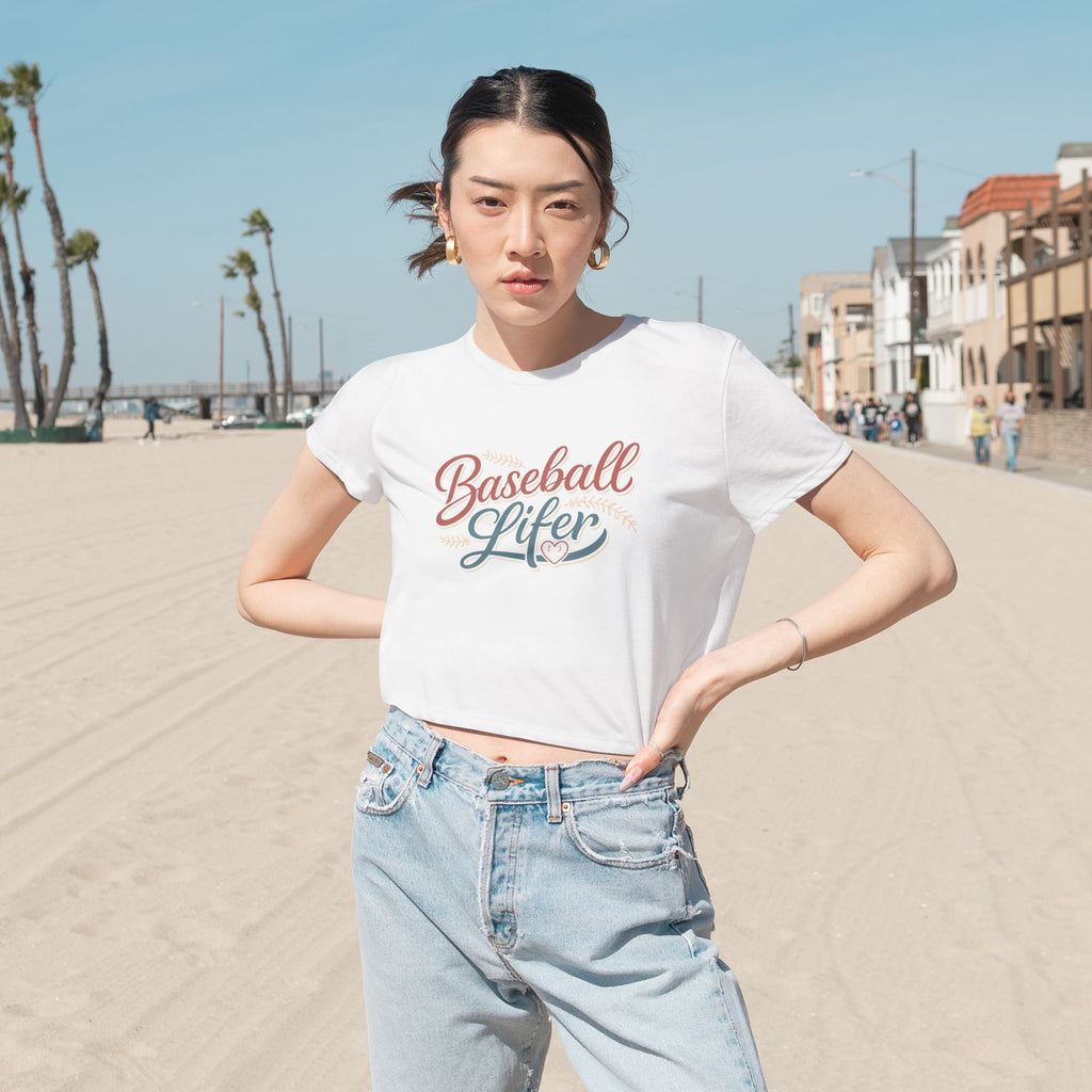 Baseball Lifer Women’s Crop Top