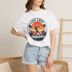 Live Love Baseball Unisex Garment-Dyed T-shirt