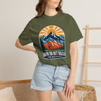 Born to Hit Balls Over Mountains T-Shirt — Unisex Vintage Mountain Comfort Colors Graphic Tee