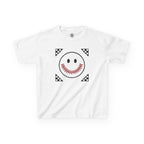 Kids T-Shirt — "Smily Baseball Seams Face" Baseball Tee
