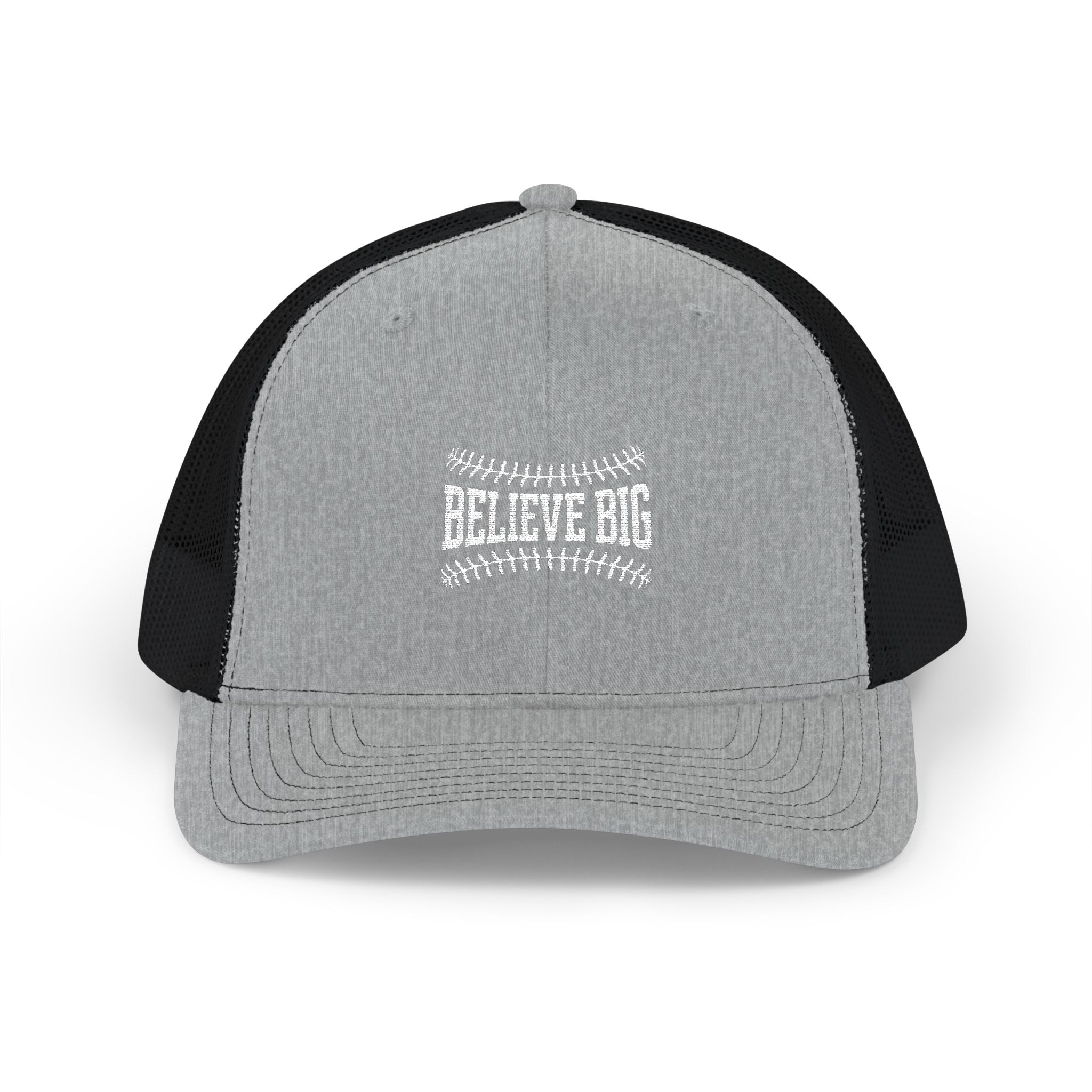 Believe Big Baseball Snapback Trucker Cap
