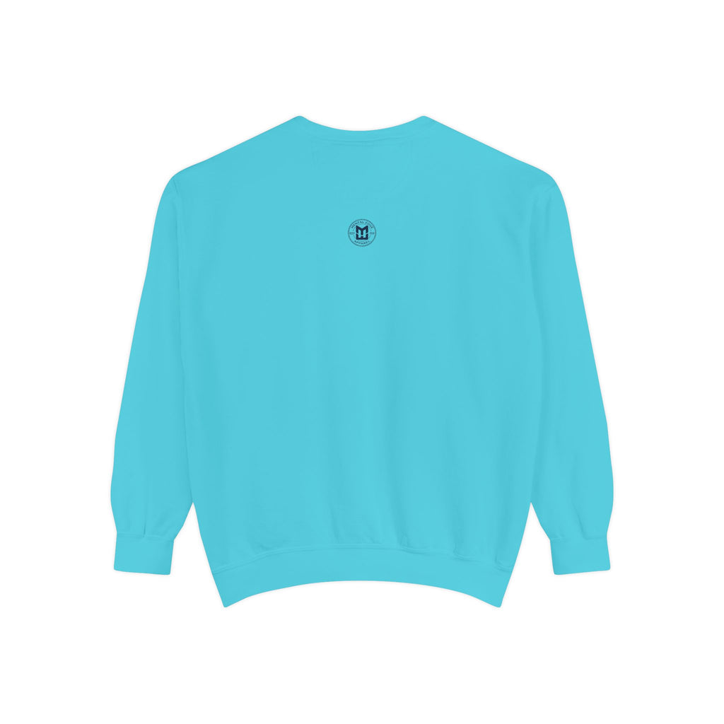 Baseball Unisex Sweatshirt - "Live Love Baseball" Vintage Sunset Crewneck