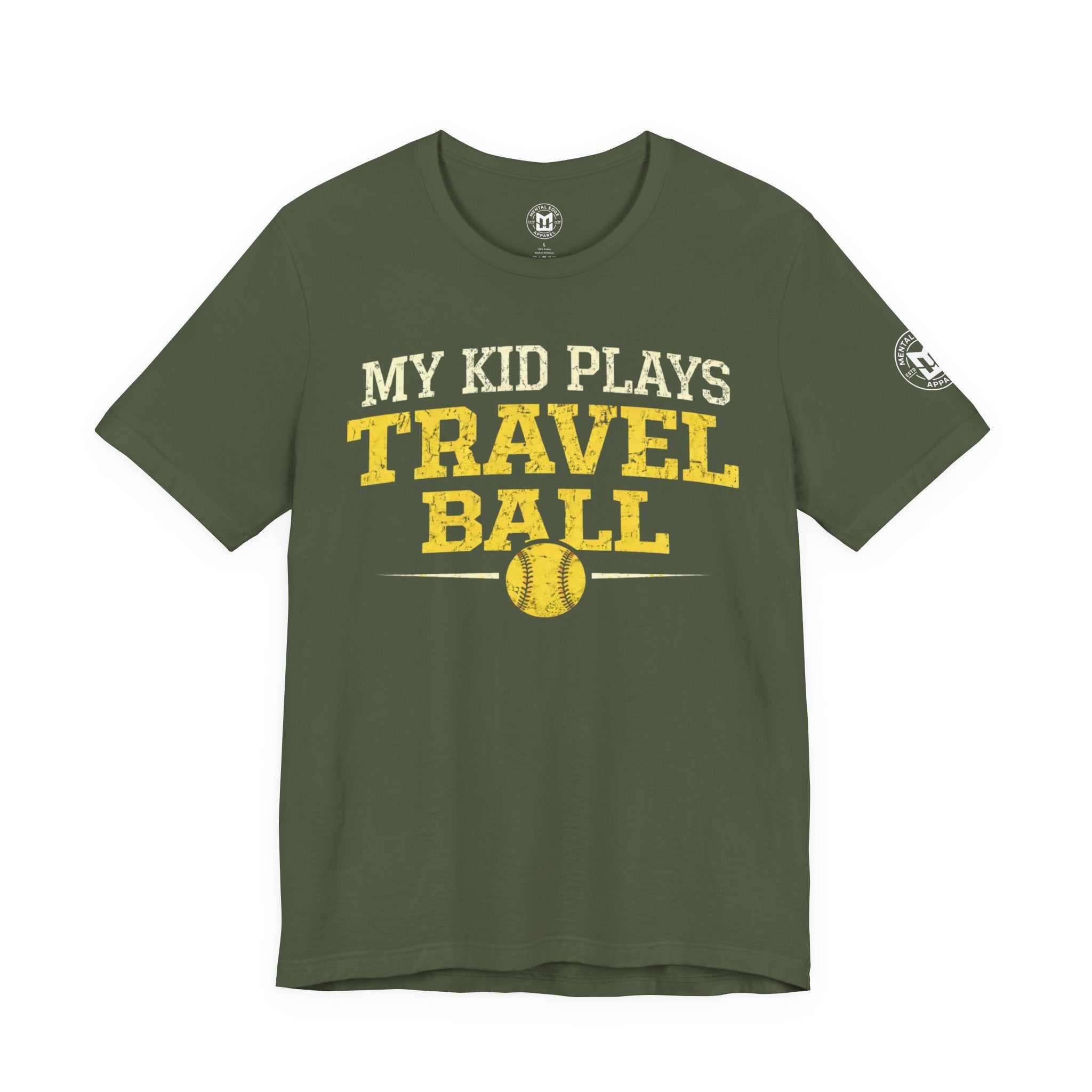 My Kid Plays Travel Ball Softball Women's T-Shirt