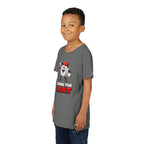 Heater "Bring The Heat" Youth Tee — Cute Baseball Mascot Kids Shirt
