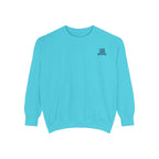 Baseball Sweatshirt — "Live Love Baseball" Vintage Sunset Crewneck Unisex