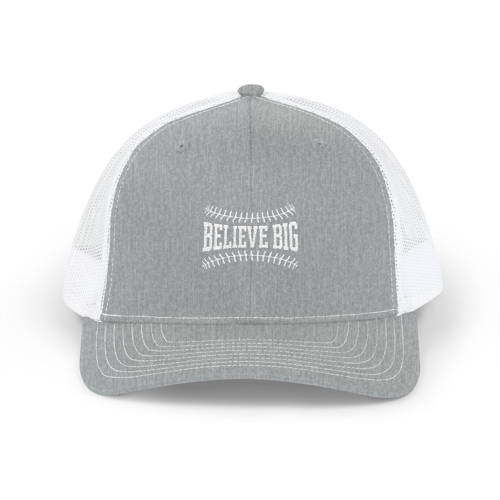 Believe Big Baseball Snapback Trucker Cap