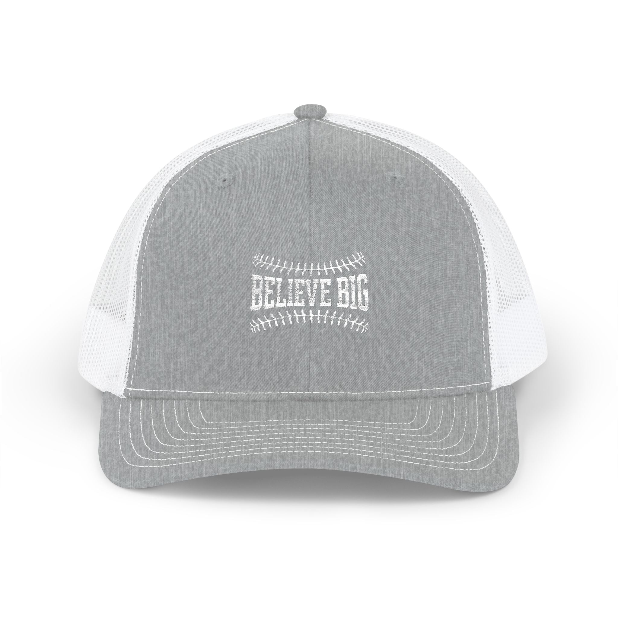 Believe Big Baseball Snapback Trucker Cap