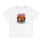 Live Love Baseball Youth Dri Fit Tee