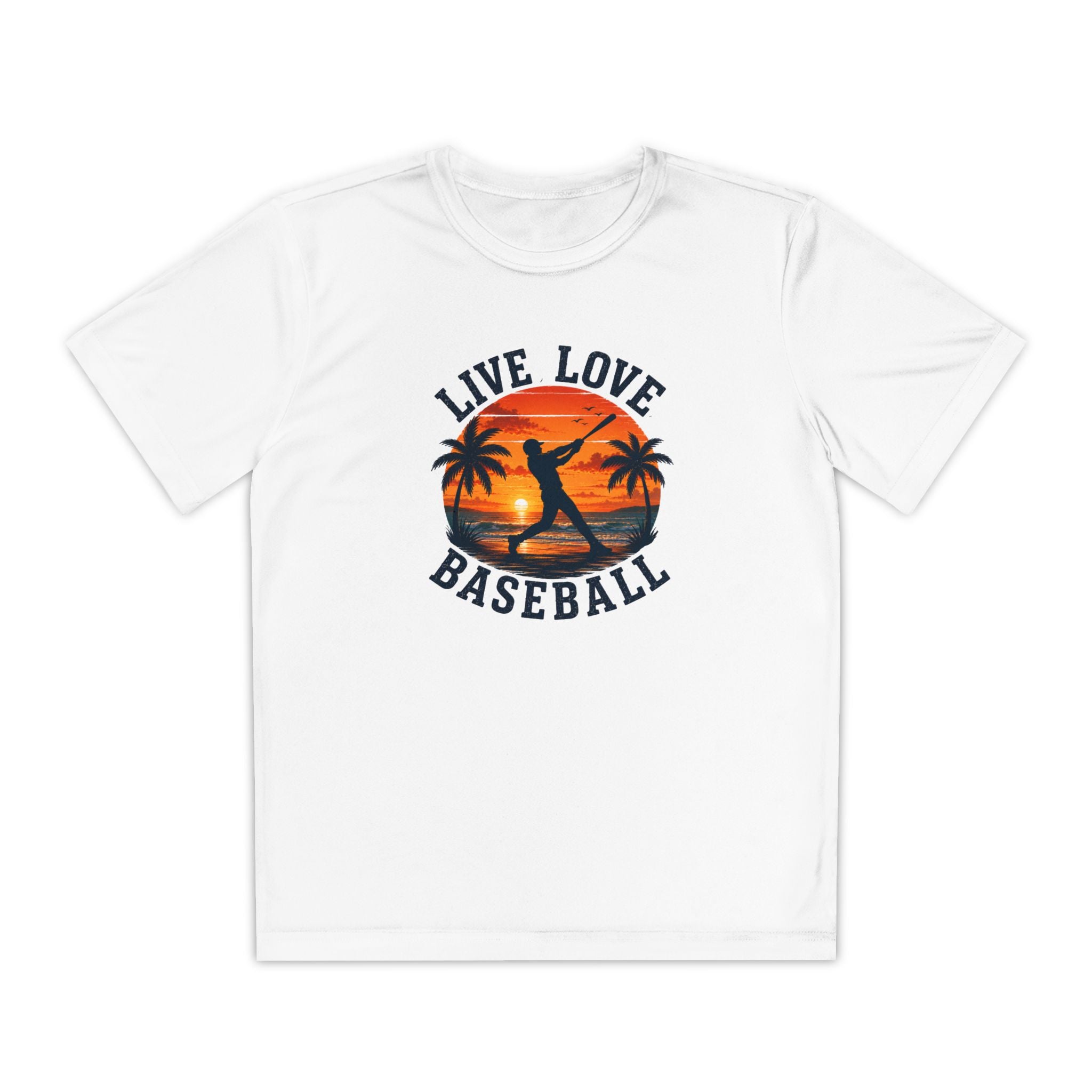 Live Love Baseball Youth Dri Fit Tee