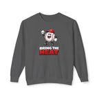 Unisex Adult 'Bring The Heat' Baseball Sweatshirt — Cute Mascot Crewneck for Fans