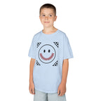Kids T-Shirt — "Smily Baseball Seams Face" Baseball Tee