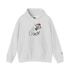 See Ya! Baseball Heater Character Hoodie — Retro Baseball Graphic Pullover