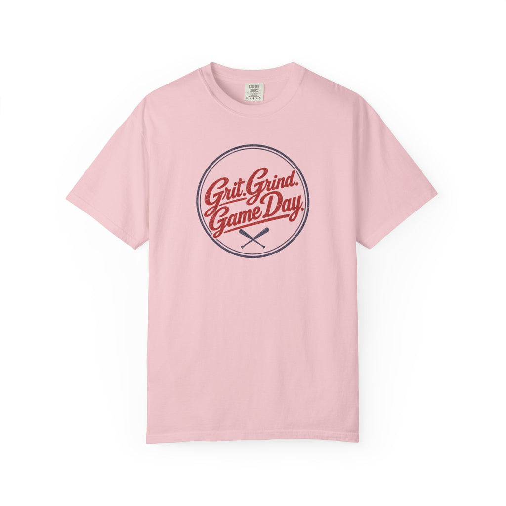 Adult Unisex  "Grit Grind Game Day" Comfort Colors Baseball Graphic Tee