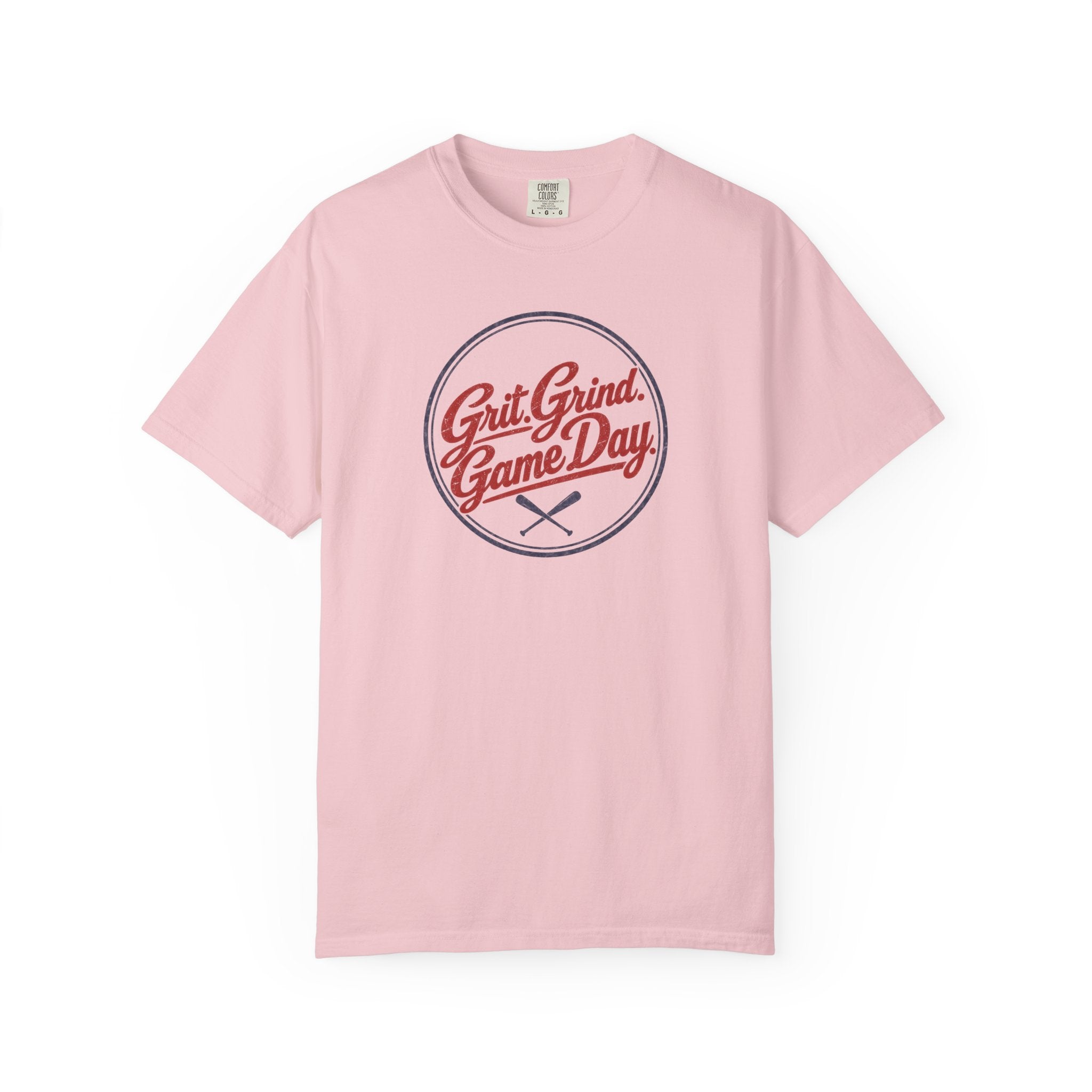 Adult Unisex  "Grit Grind Game Day" Comfort Colors Baseball Graphic Tee