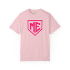 ME Mental Edge Baseball Plate T‑Shirt — Pink Monogram Graphic Comfort Colors Tee