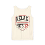 Relax… He’s 13 Baseball Parent Tank Top
