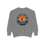 Baseball Sweatshirt — "Live Love Baseball" Vintage Sunset Crewneck Unisex