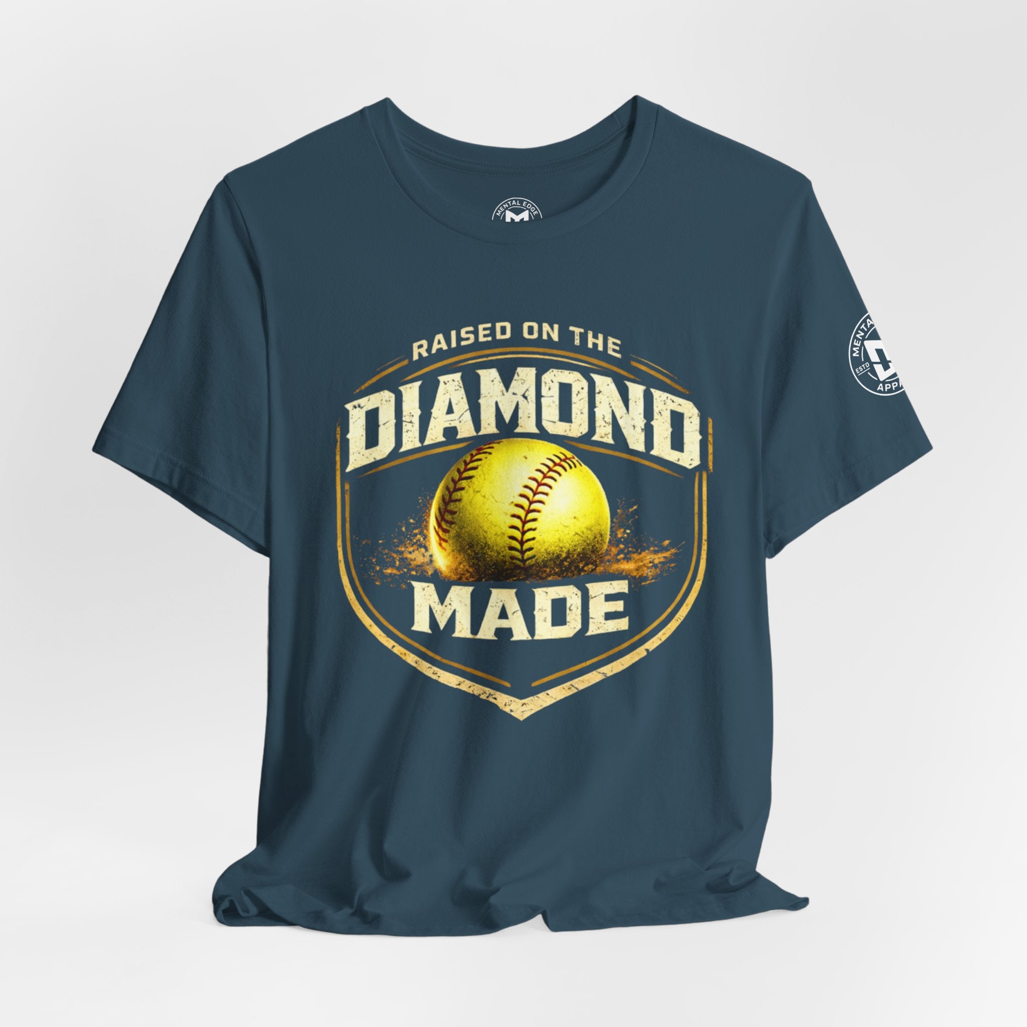 Raised on the Diamond Made Softball Tee