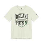 Relax… He's 8 Baseball Parent Tee