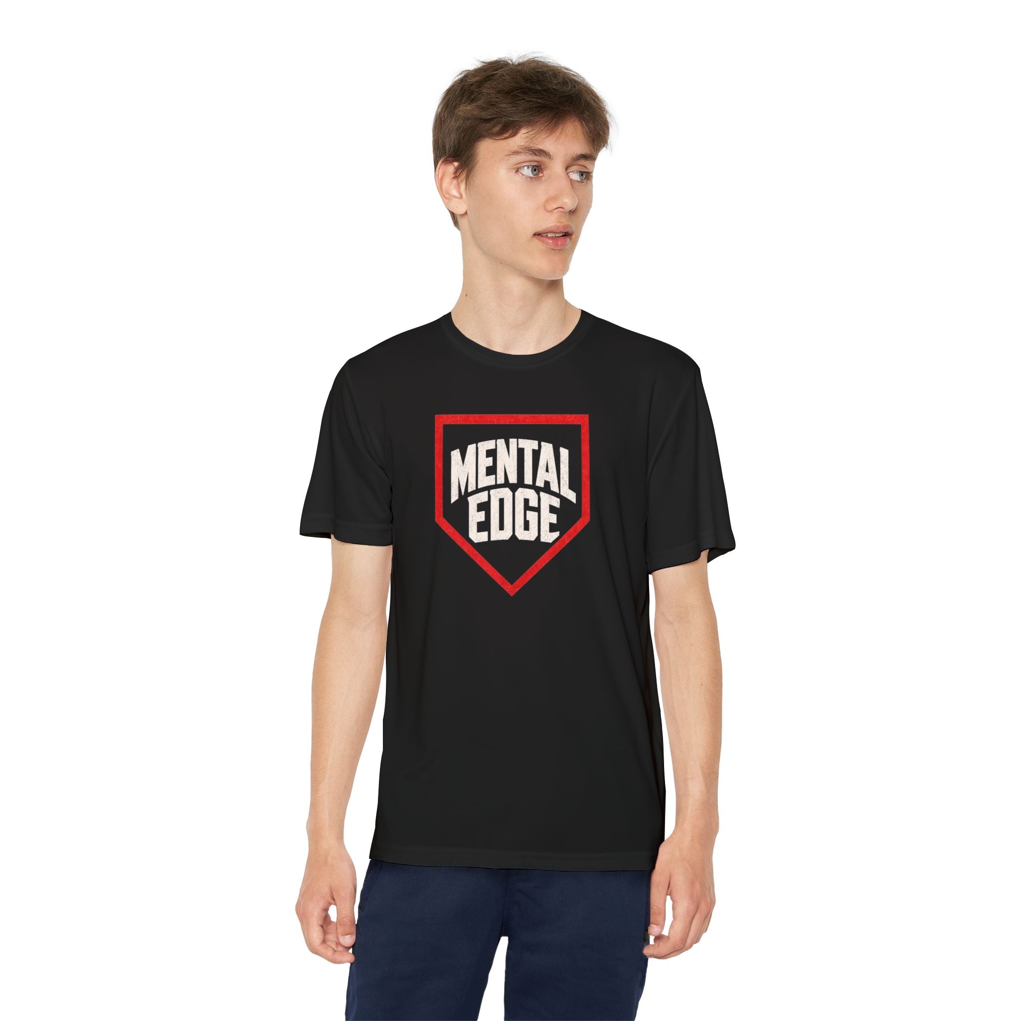 Youth Dri-Fit Tee — "Mental Edge" Performance Baseball Shirt