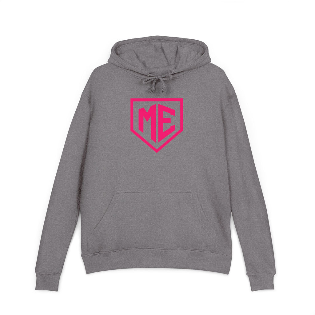 Adult Mental Edge Hoodie — ME Pink Logo French Terry Pullover