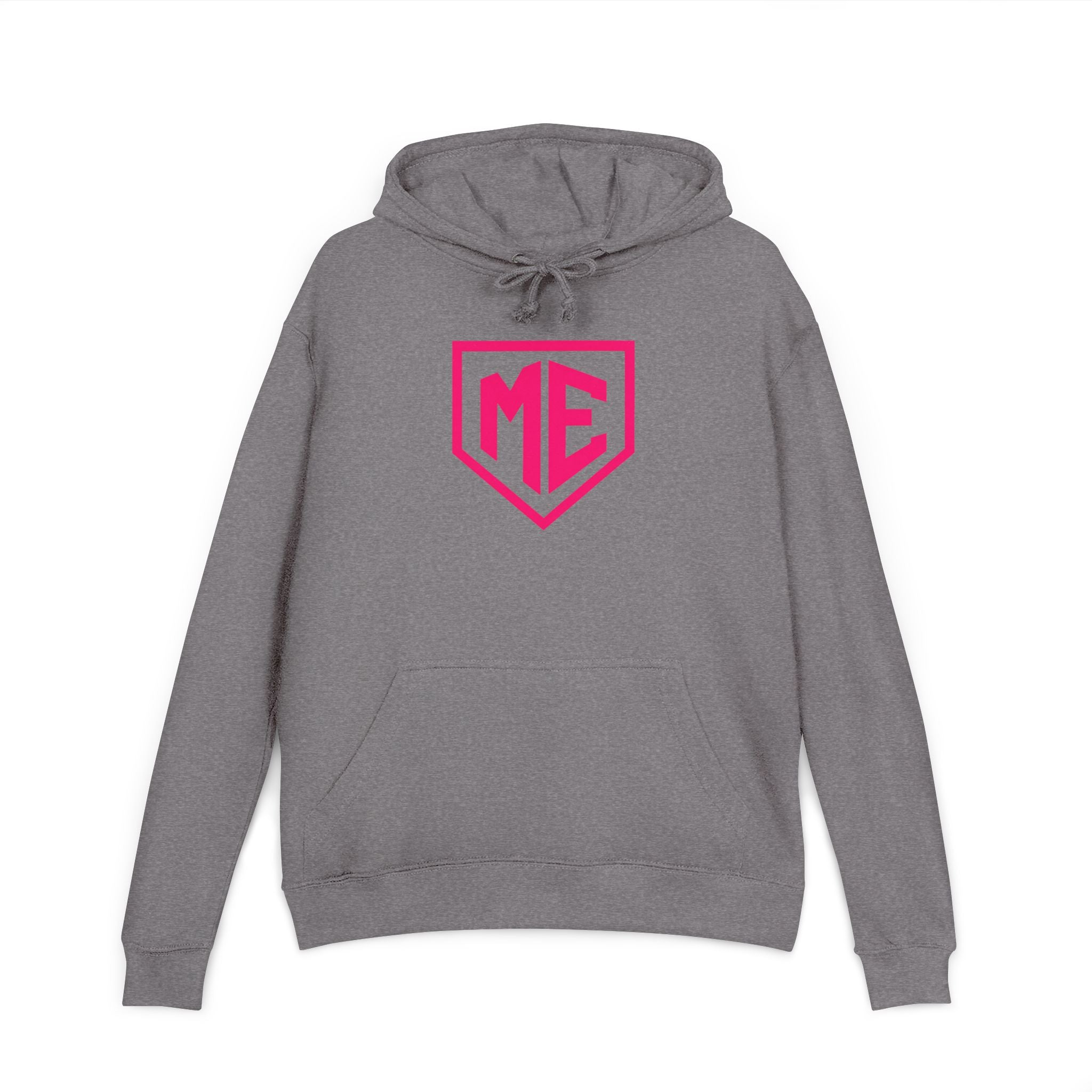 Adult Mental Edge Hoodie — ME Pink Logo French Terry Pullover