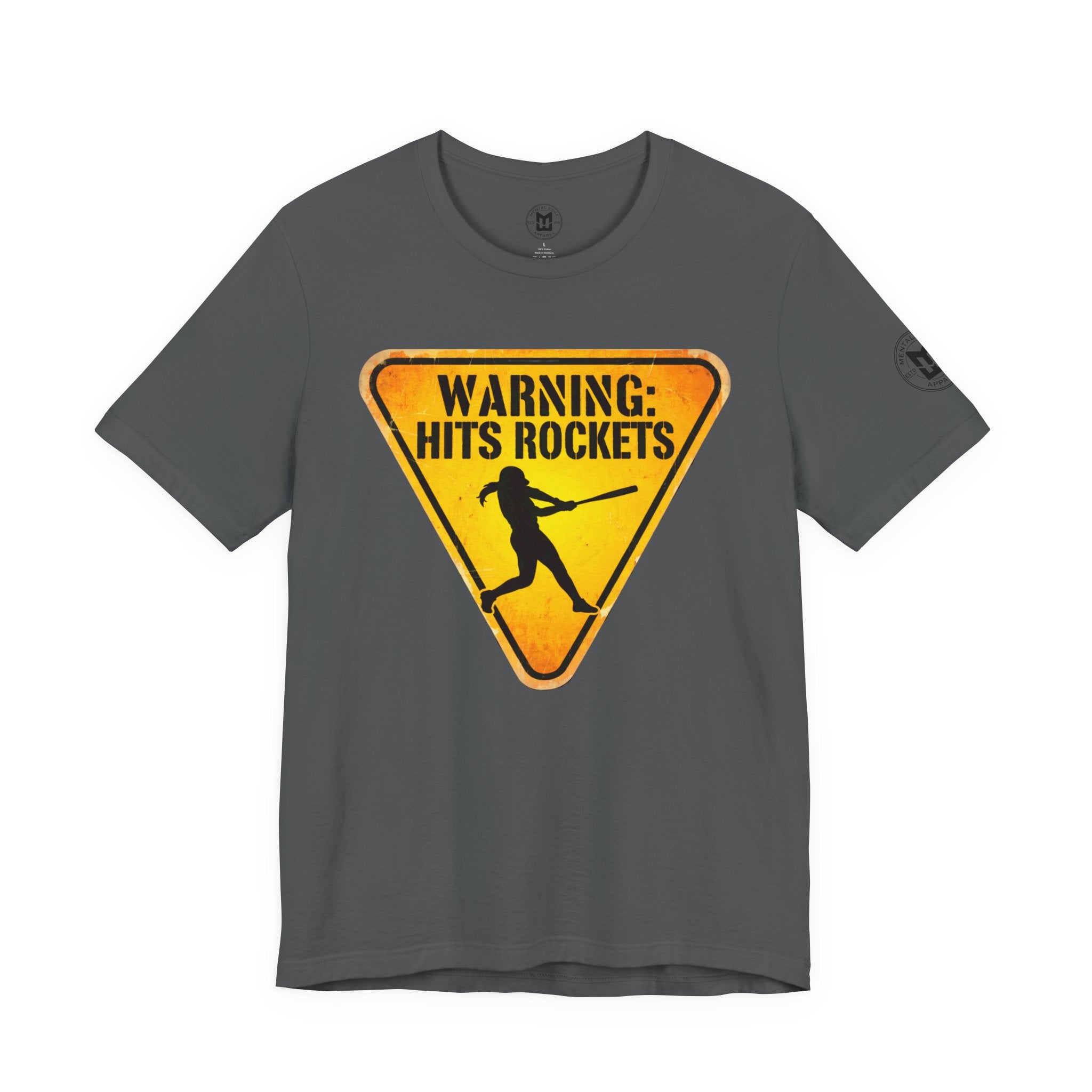 Warning: Hits Rockets Softball T-Shirt
