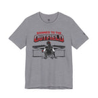 Banned to the Outfield Womans Baseball Tee – Funny Coach/Player Sideline Shirt
