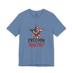 Freedom Runs Deep T-Shirt — American Flag Star Patriotic Tee