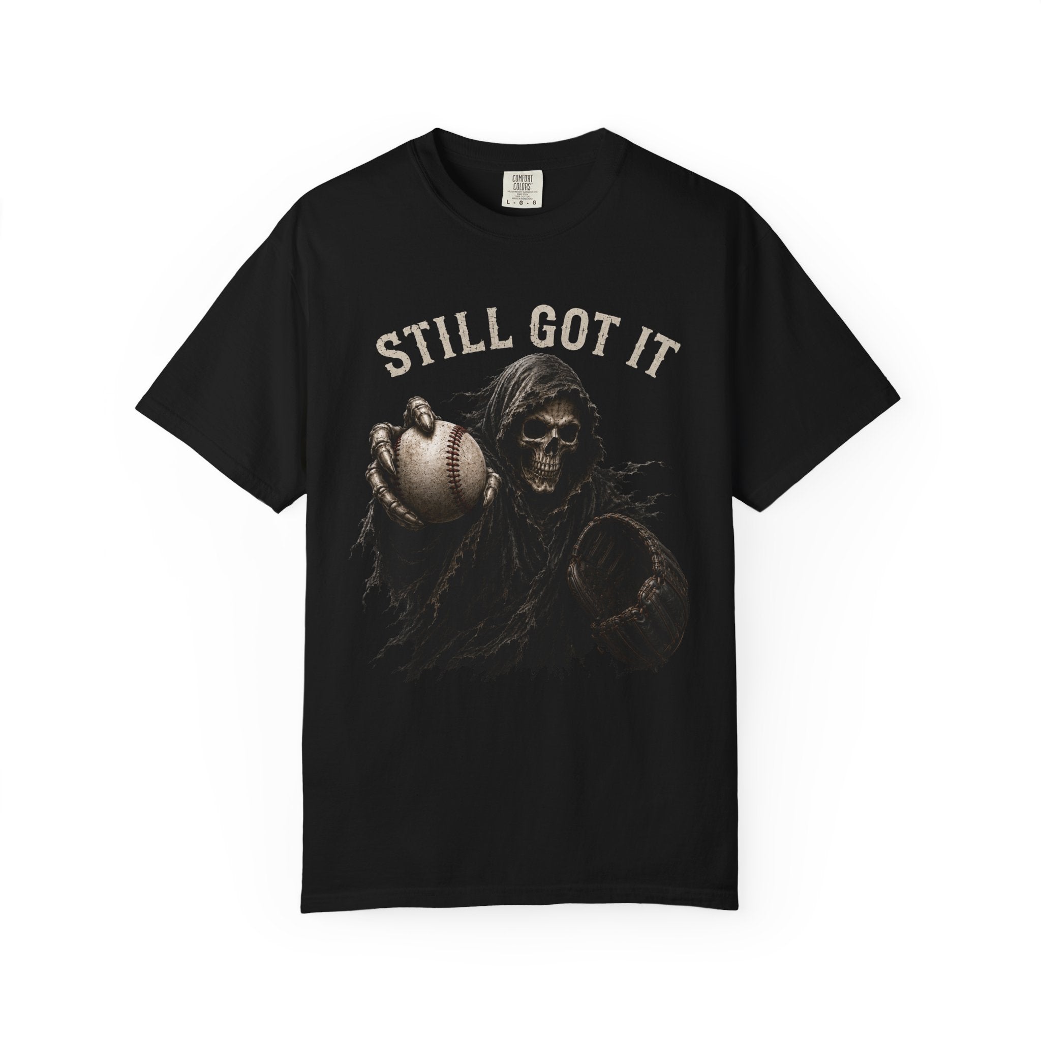 Still Got It Baseball Tee — Vintage Reaper Baseball T-Shirt