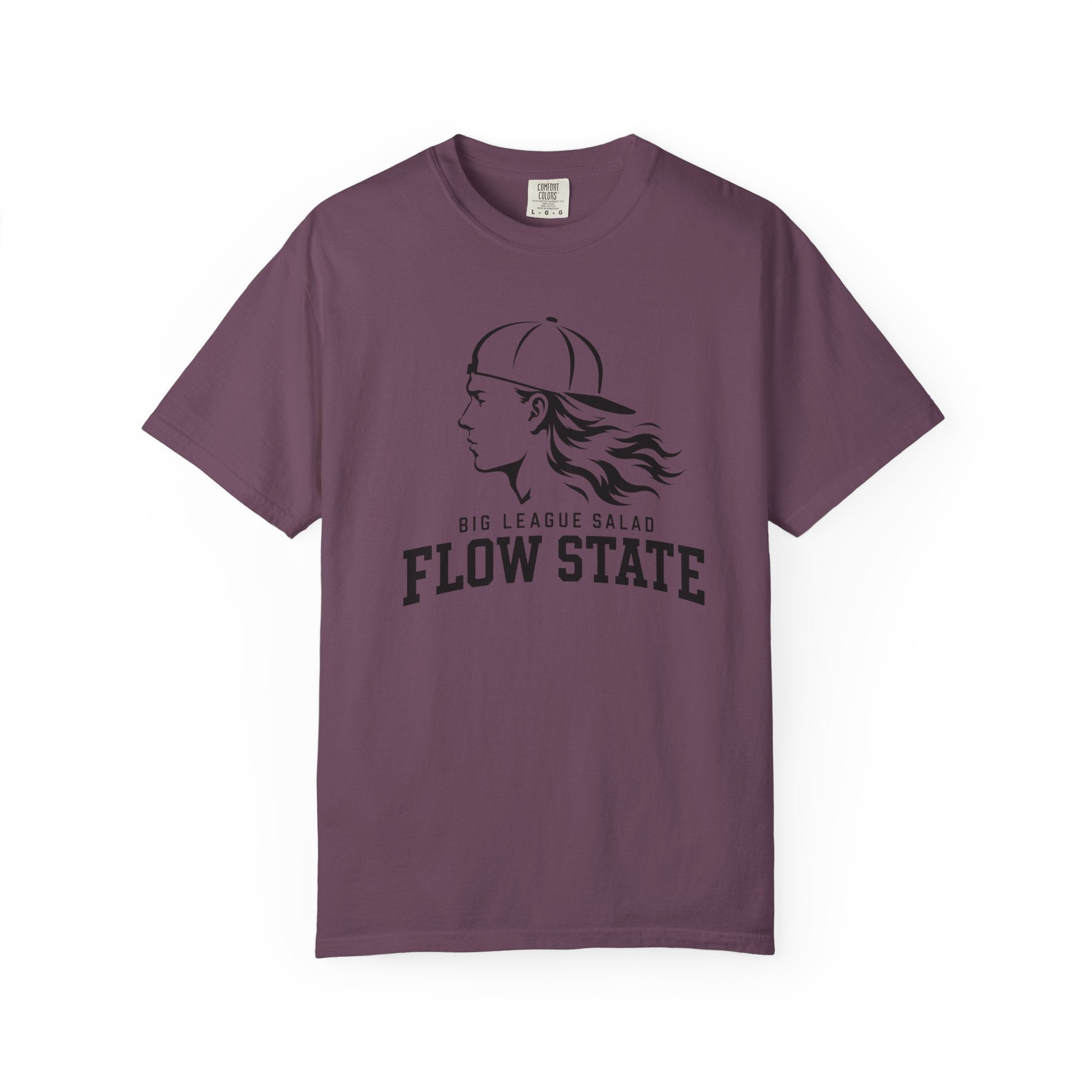 Flow State Tee — 'Big League Salad' Athletic Retro Graphic T-Shirt