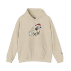 See Ya! Baseball Heater Character Hoodie — Retro Baseball Graphic Pullover