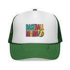 Baseball Mama Trucker Cap – Retro Colorful Softball Mom Hat