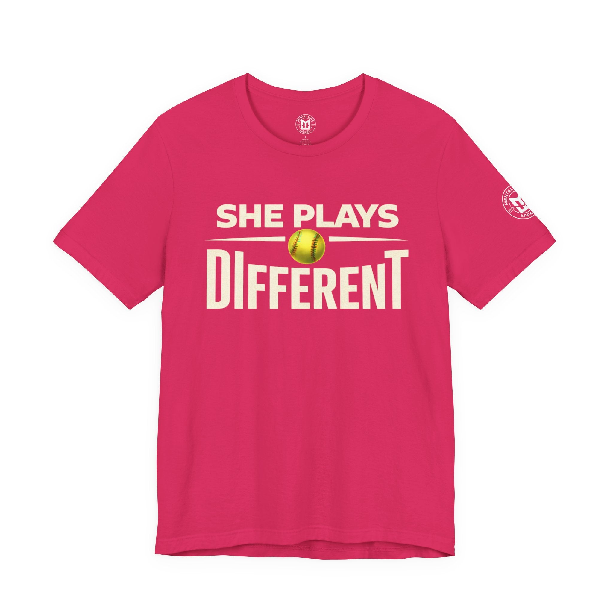 She Plays Different Softball T-Shirt