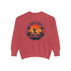 Baseball Sweatshirt — "Live Love Baseball" Vintage Sunset Crewneck Unisex