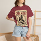 Adult Unisex "Chin Music Enforcer of Heat" Baseball Pitchers Comfort Colors Garment-Dyed T-shirt
