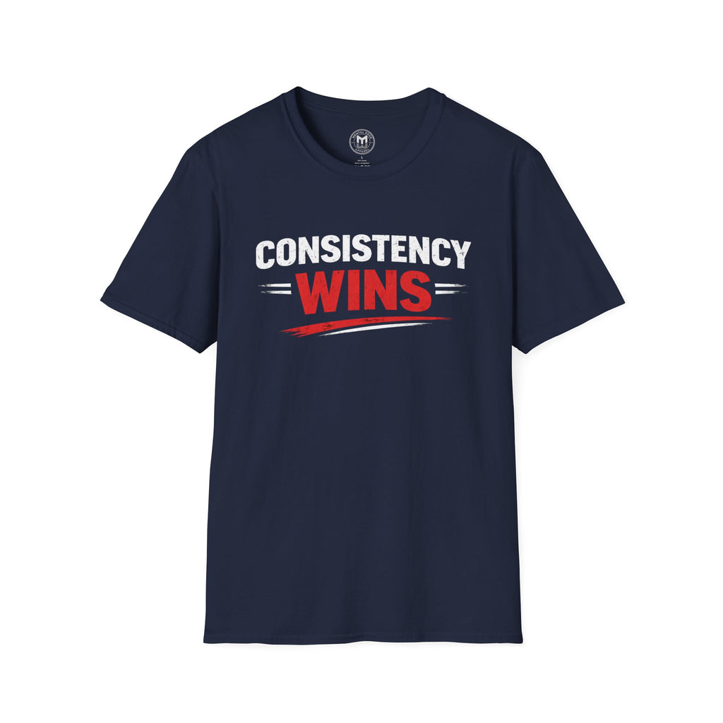 Consistency Wins T-Shirt — Motivational  Success Tee