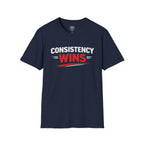 Consistency Wins T-Shirt — Motivational  Success Tee