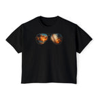 Sunglasses Sunset Baseball Women's Boxy Tee